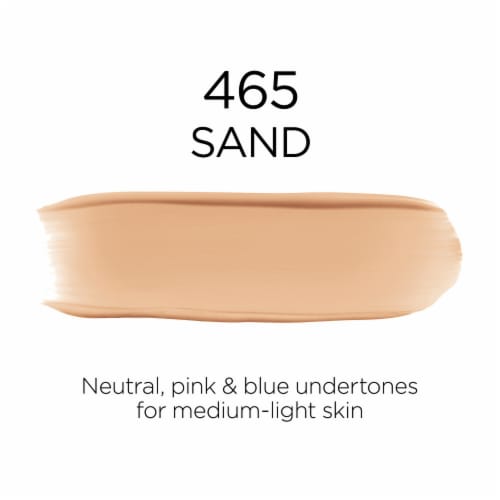 L'Oreal Paris Infallible Foundation 32 Hour Fresh Wear Lightweight 465 Sand Perspective: left