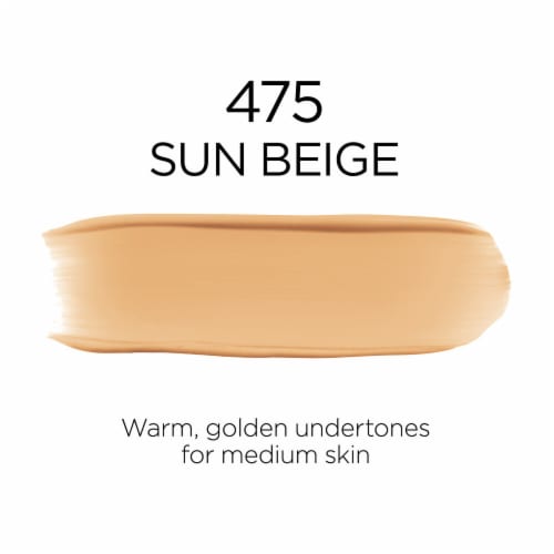 L'Oreal Paris Infallible Foundation 32 Hour Fresh Wear Lightweight 475 Sun Beige Perspective: left