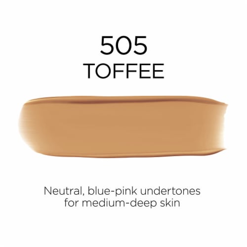 L'Oreal Paris Infallible Foundation 32 Hour Fresh Wear Lightweight 505 Toffee Perspective: left