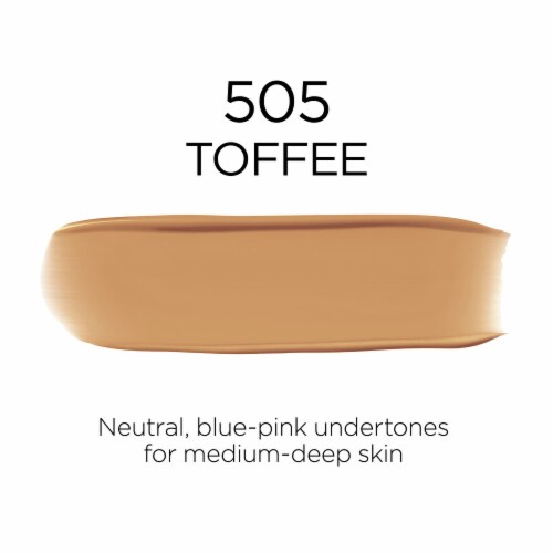 L'Oreal Paris Infallible Foundation 32 Hour Fresh Wear Lightweight 505 Toffee Perspective: left