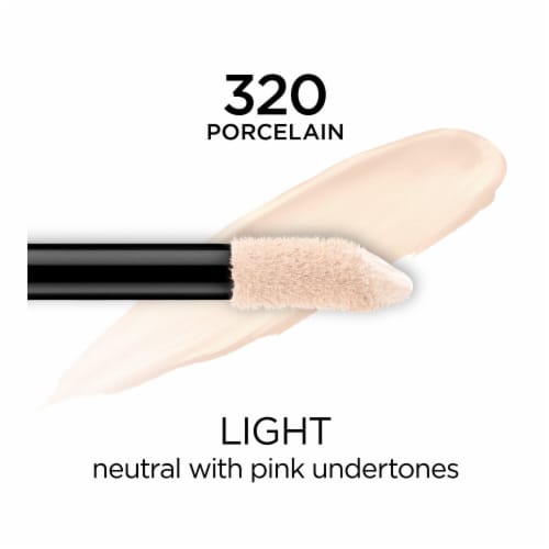 L'Oreal Paris Infallible Concealer Full Wear Full Coverage Waterproof 320 Porcelain Perspective: left