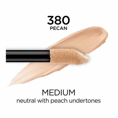 L'Oreal Paris Infallible 380 Pecan Concealer Perspective: left