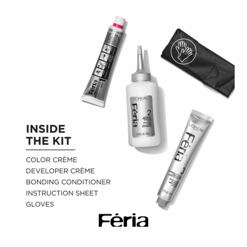 L'Oreal Paris Feria Permanent Hair Color S1 Smokey Silver Perspective: left