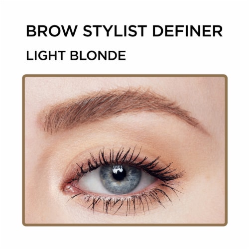 L'Oreal Paris Brow Stylist Definer Eyebrow Pencil Waterproof 385 Light Blonde Perspective: left