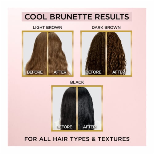 L'Oreal Paris Le Color Gloss Cool Brunette One Step Toning Gloss Perspective: left