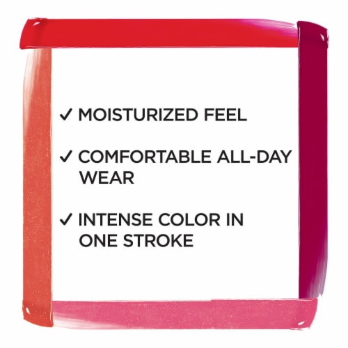 L'Oreal Paris Brilliant Signature Shiny Lip Stain 305 Be Captivating Lipstick Perspective: left