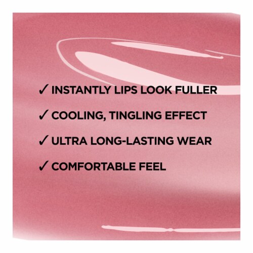 L'Oreal Paris Infallible Pro Gloss Plump Lip Gloss With Hyaluronic Acid 602 Sheer Blossom Perspective: left