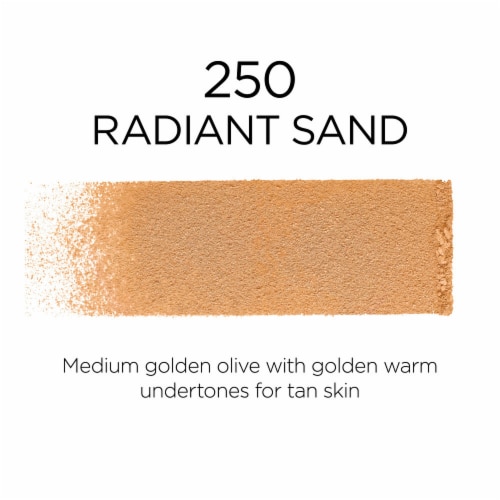 L'Oreal Paris Infallible Fresh Wear Foundation In A Powder 250 Radiant Sand Perspective: left