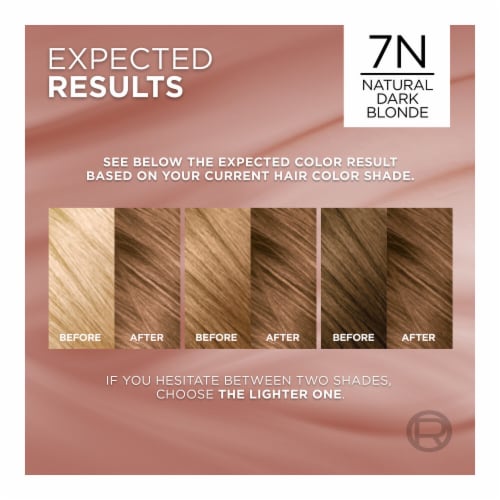 L'Oreal Paris Excellence Universal Nudes Permanent Hair Color 7N Natural Dark Blonde Perspective: left
