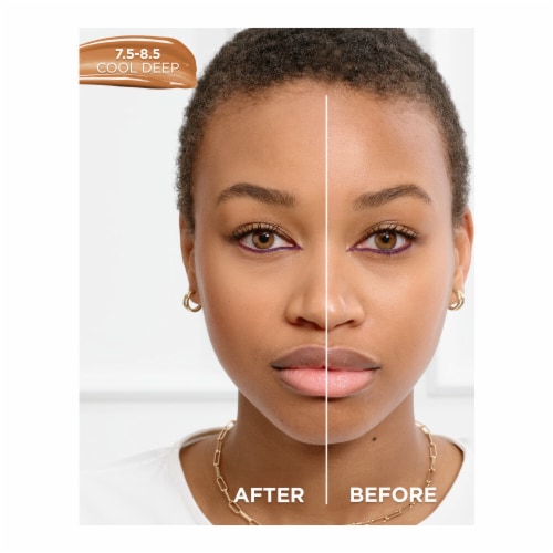 L'Oreal Paris True Match Hyaluronic Tinted Serum Foundation 7.5-8.5 Cool Deep Perspective: left