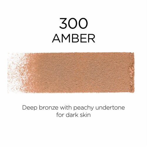 L'Oreal Paris Infallible Fresh Wear Foundation In A Powder 300 Amber Perspective: left