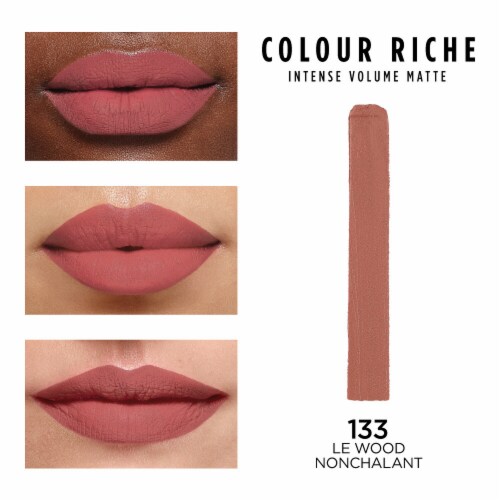 L'Oreal Paris Colour Riche Intense Volume Matte Lipstick 133 Le Wood Nonchalant Perspective: left