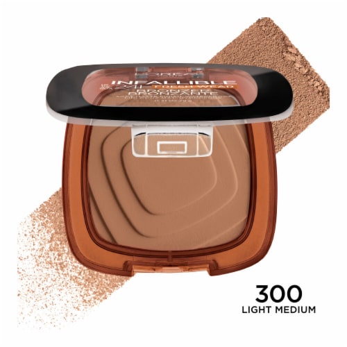 L'Oreal Paris Infallible Bronzer Fresh Wear Soft Matte 300 Light Medium Perspective: left