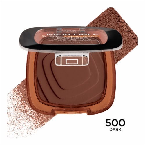 L'Oreal Paris Infallible Bronzer Fresh Wear Soft Matte 500 Dark Perspective: left