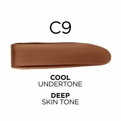 L'Oreal Paris True Match Liquid Foundation with Medium Coverage Super Blendable C9 Perspective: left