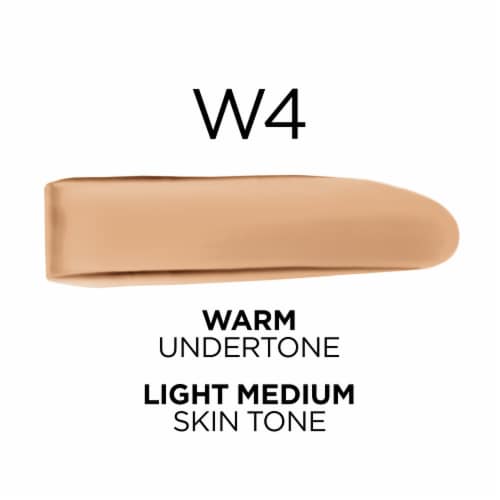 L'Oreal Paris True Match Liquid Foundation with Medium Coverage Super Blendable W4 Perspective: left