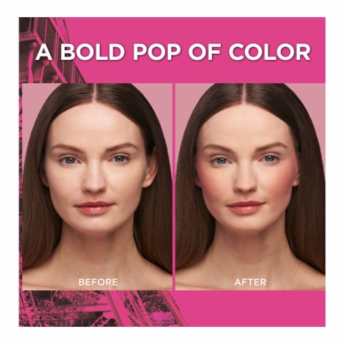 L'Oreal Paris Infallible Up to 24H Fresh Wear Soft Matte Blush Fearless Coral Perspective: left