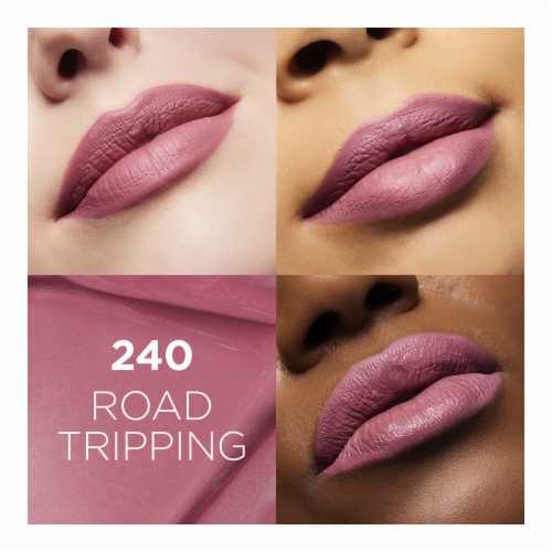 L'Oreal Paris Infallible Matte Resistance Liquid Lipstick 240 Road Tripping Perspective: left