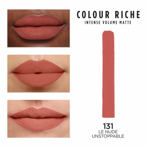 L'Oreal Paris Colour Riche Intense Volume Matte Lipstick 131 Le Nude Unstoppable Perspective: left