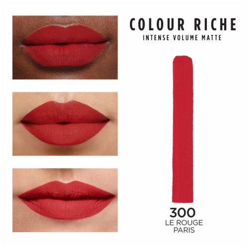 L'Oreal Paris Colour Riche Intense Volume Matte Lipstick 300 Le Rouge Paris Perspective: left