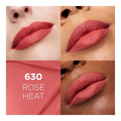 L'Oreal Paris Infallible Matte Resistance Liquid Lipstick 630 Rose Heat Perspective: left