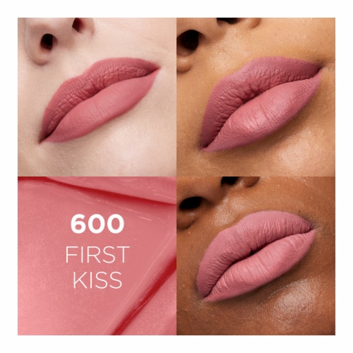 L'Oreal Paris Infallible Matte Resistance Liquid Lipstick 600 First Kiss Perspective: left
