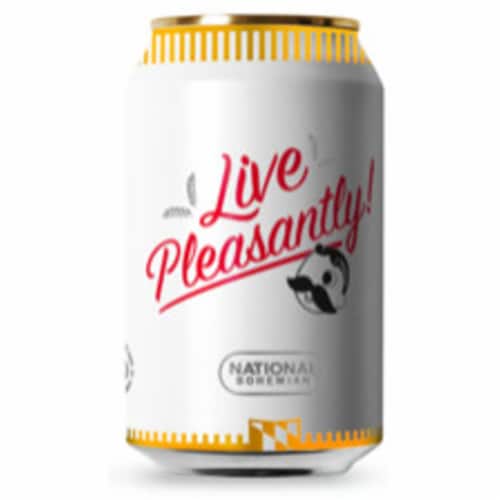 National Bohemian Lager Beer Perspective: left