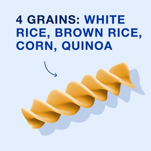 Ronzoni Gluten Free Non-GMO Vegan Four-Grain Rotini White Pasta Perspective: left