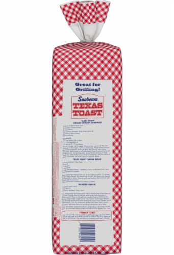 Sunbeam Texas Toast Thick Sliced White Enriched Bread Perspective: left