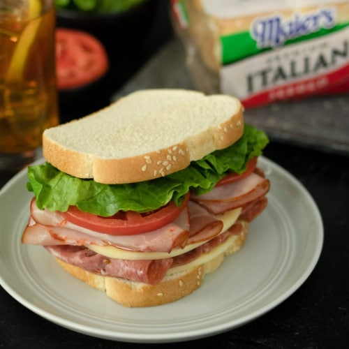 Maier's Premium Italian Seeded Bread Perspective: left