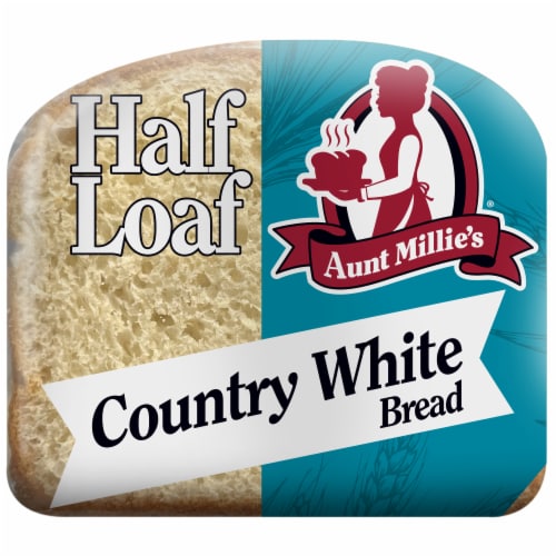 Aunt Millie’s Country White Half Loaf Bread Perspective: left