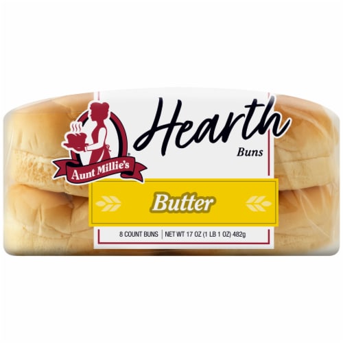Aunt Millie's Hearth Butter Buns Perspective: left