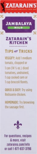 Zatarain's® Mild Jambalaya Rice Mix Perspective: left