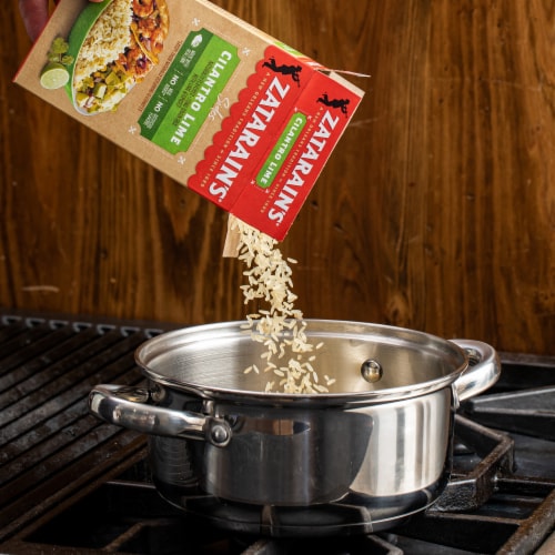 Zatarain's Cilantro Lime Rice Perspective: left