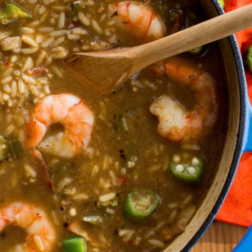 Zatarain's Gumbo Mix Perspective: left