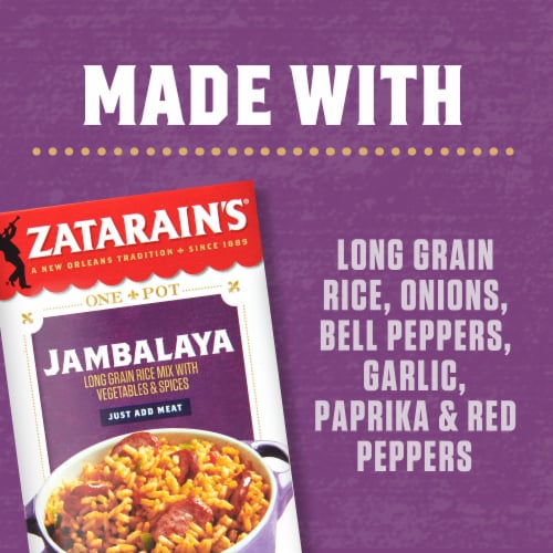 Zatarain's Jambalaya Rice Mix Perspective: left
