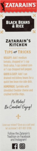 Zatarain's® Black Beans & Rice Dinner Mix Perspective: left