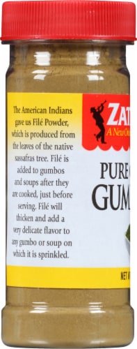 Zatarain's Pure Ground Gumbo File Perspective: left