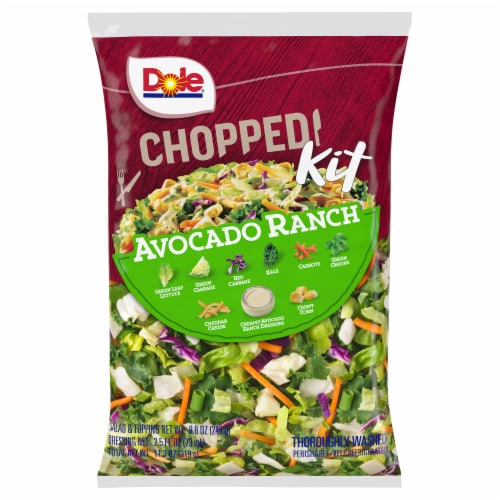 Dole Avocado Ranch Chopped Salad Kit Perspective: left