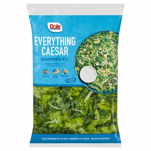 Dole Everything Caesar Chopped Salad Kit Perspective: left
