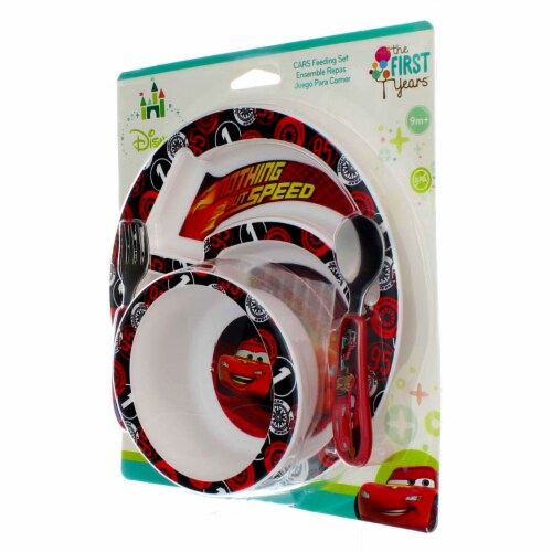 The First Years  Disney/Pixar Cars 3 - 4 Piece Feeding set Perspective: left
