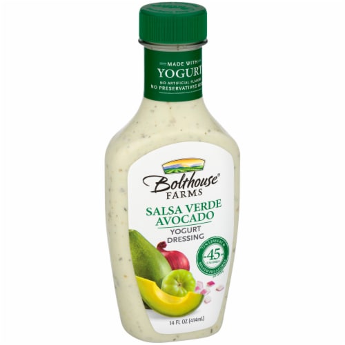 Bolthouse Farms Salsa Verde Avocado Yogurt Dressing Perspective: left