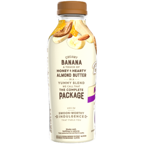 Bolthouse Farms® Protein Plus Banana Honey Almond Butter Protein Shake Perspective: left