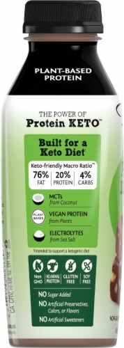 Bolthouse Farms® Hazlenut Fudge Plant-Based Keto Protein Shake Perspective: left