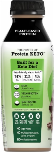 Bolthouse Farms® Mocha Truffle Latte Plant-Based Keto Protein Shake Perspective: left