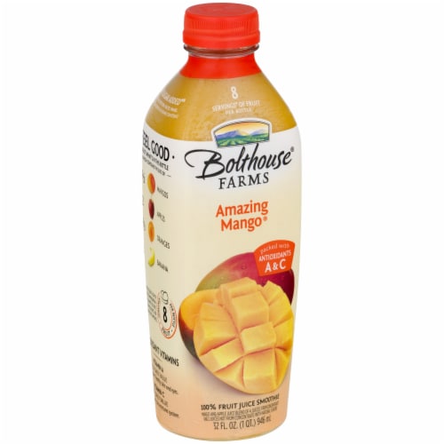 Bolthouse Farms® Amazing Mango® Juice Smoothie Perspective: left