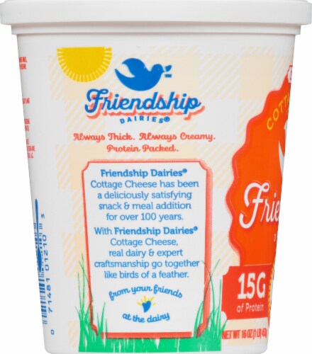 Friendship 2% Pot Style Cottage Cheese Perspective: left