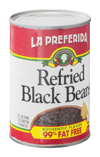 La Preferida® Low Fat Refried Black Beans Perspective: left