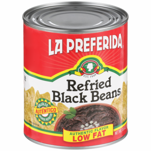 La Preferida® Low-Fat Refried Black Beans Perspective: left