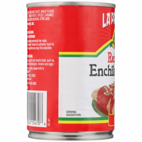 La Preferida® Red Chile Hot Enchilada Sauce Perspective: left
